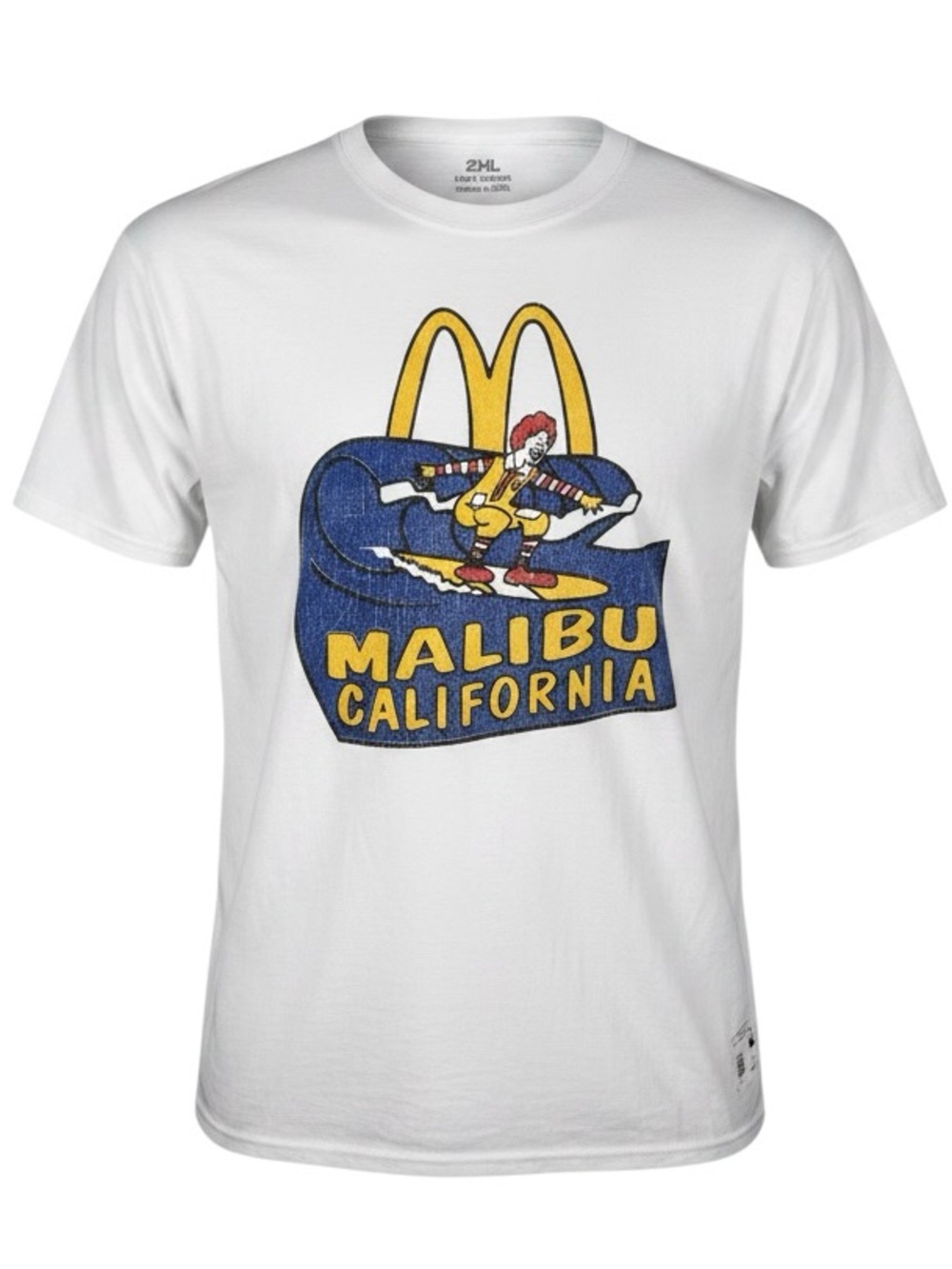 Good Thanks McDonald’s Malibu California Vintage Wash Graphic Tee Streetwear 2XL